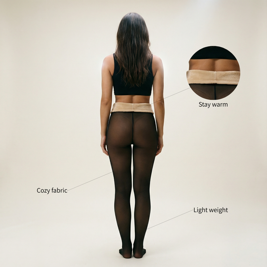 Winter Thermal Leggings- white interior