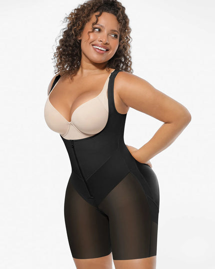 MORELIA U-Shaped Tummy Control Butt Lift Shaper Bodysuit - 3 In 1